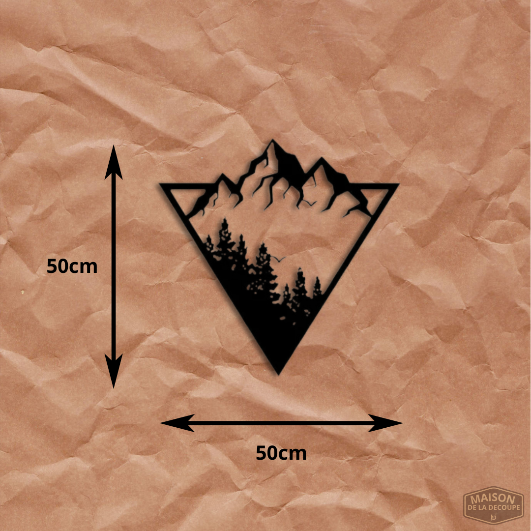 Décoration murale - Montagne Géométrique